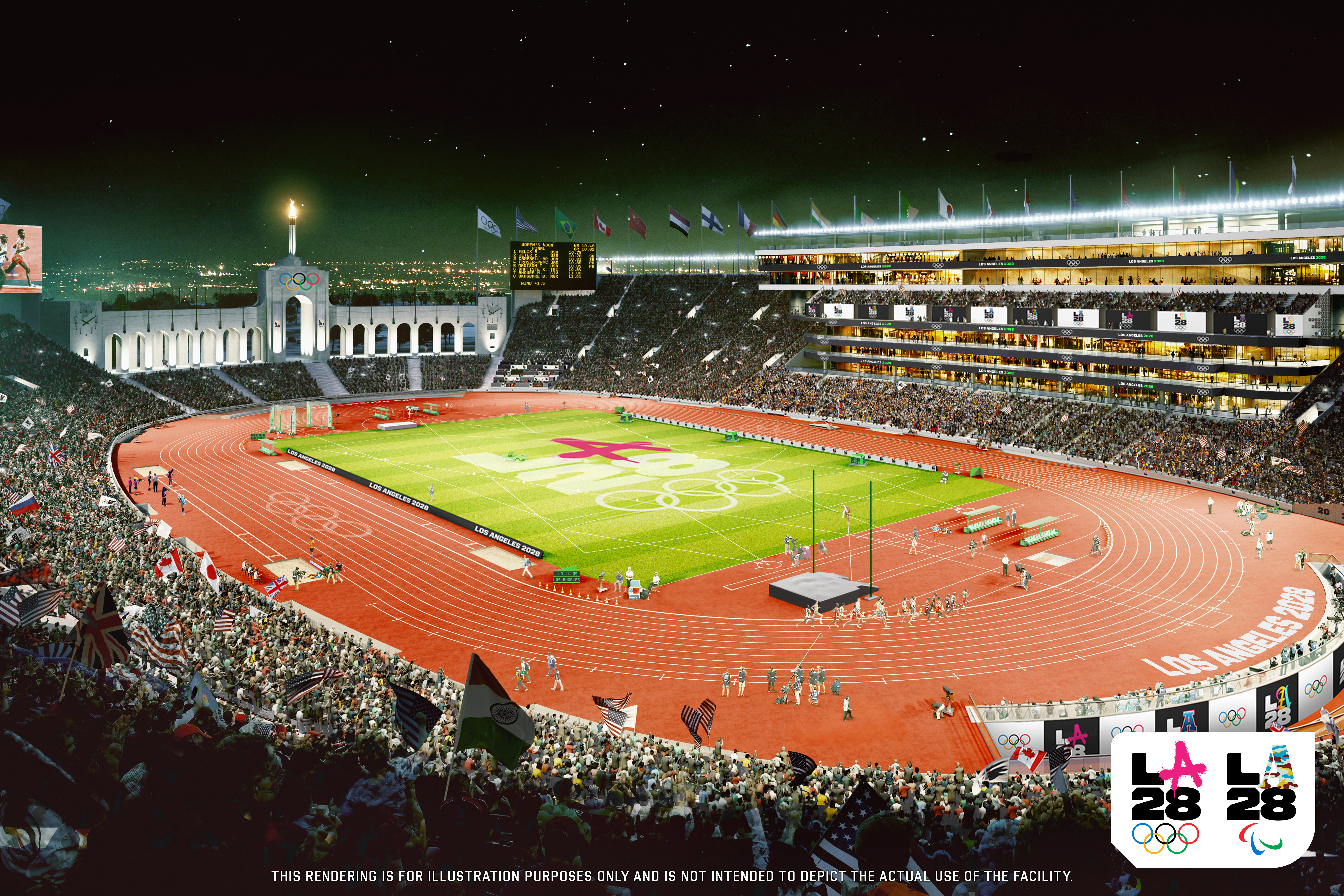 LA28 RENDERING_LA Memorial Coliseum_OLY_06_21_24
