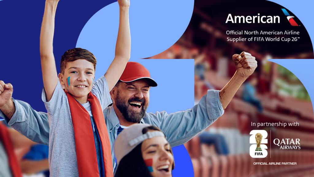 American Airlines Joins as Official North American Airline