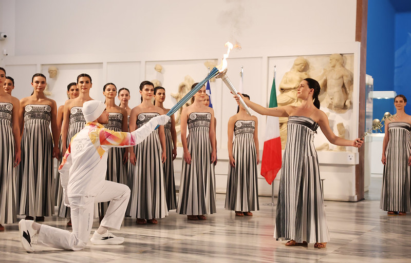 IOC Milan Cortina Torch Light