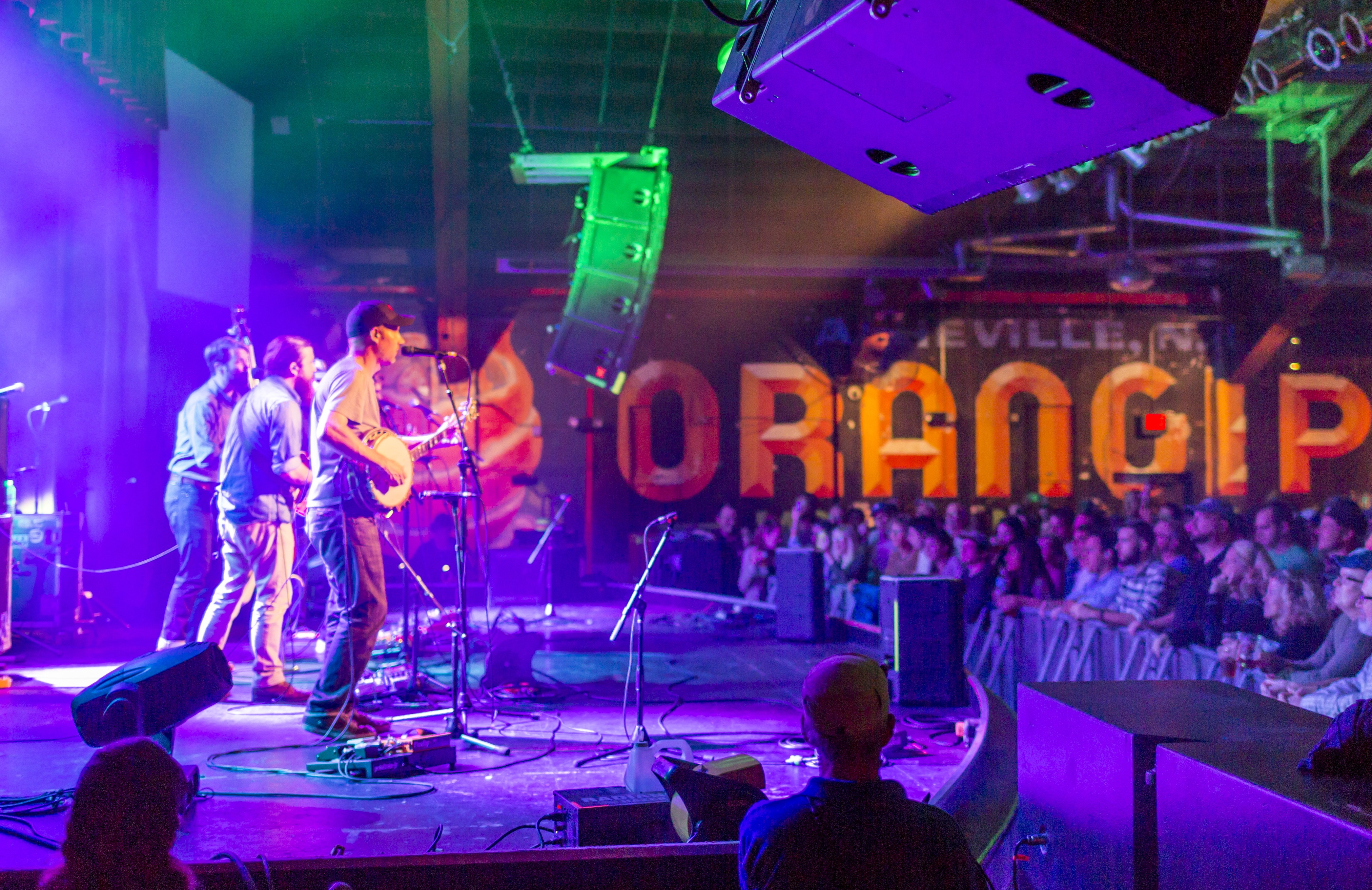 Asheville North Carolina At the Orange PeelGreensky Bluegrass perform