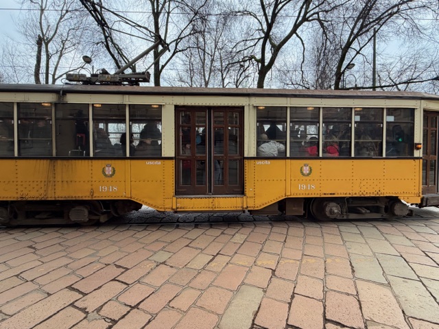 historic tram of milan