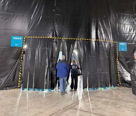 black tarp arena Milan