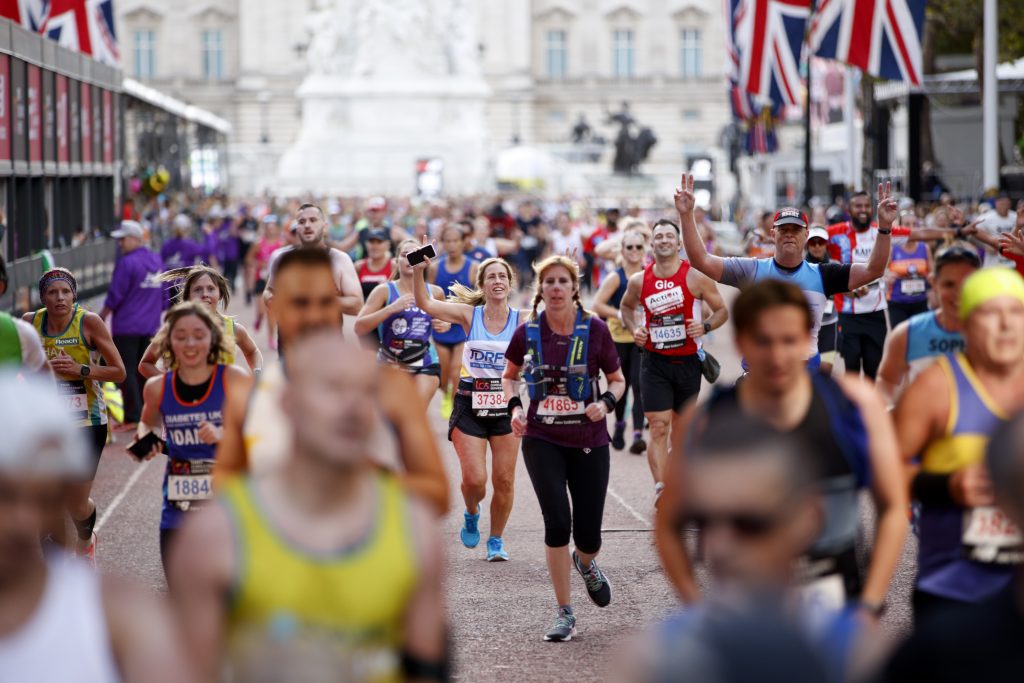 London Marathon runners
