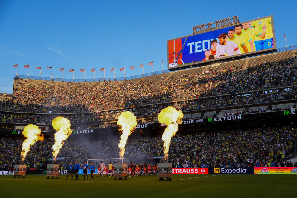 Brazil Mexico Soccer