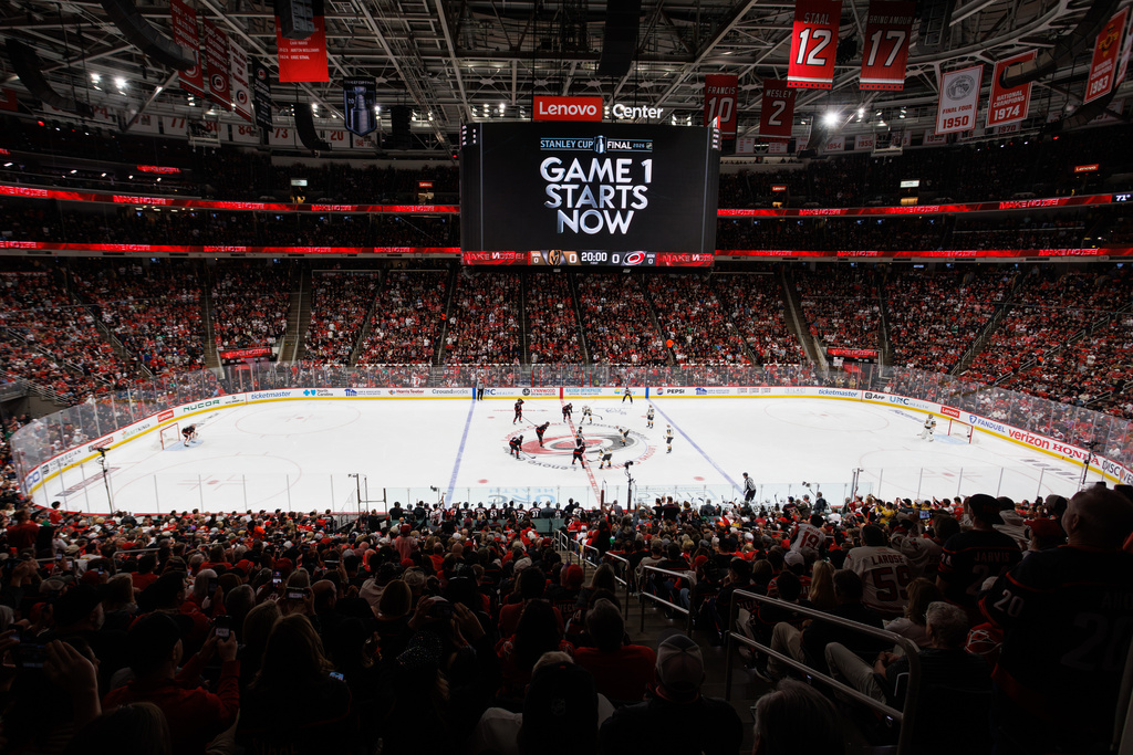 Stanley Cup Golden Knights Hurricanes Hockey