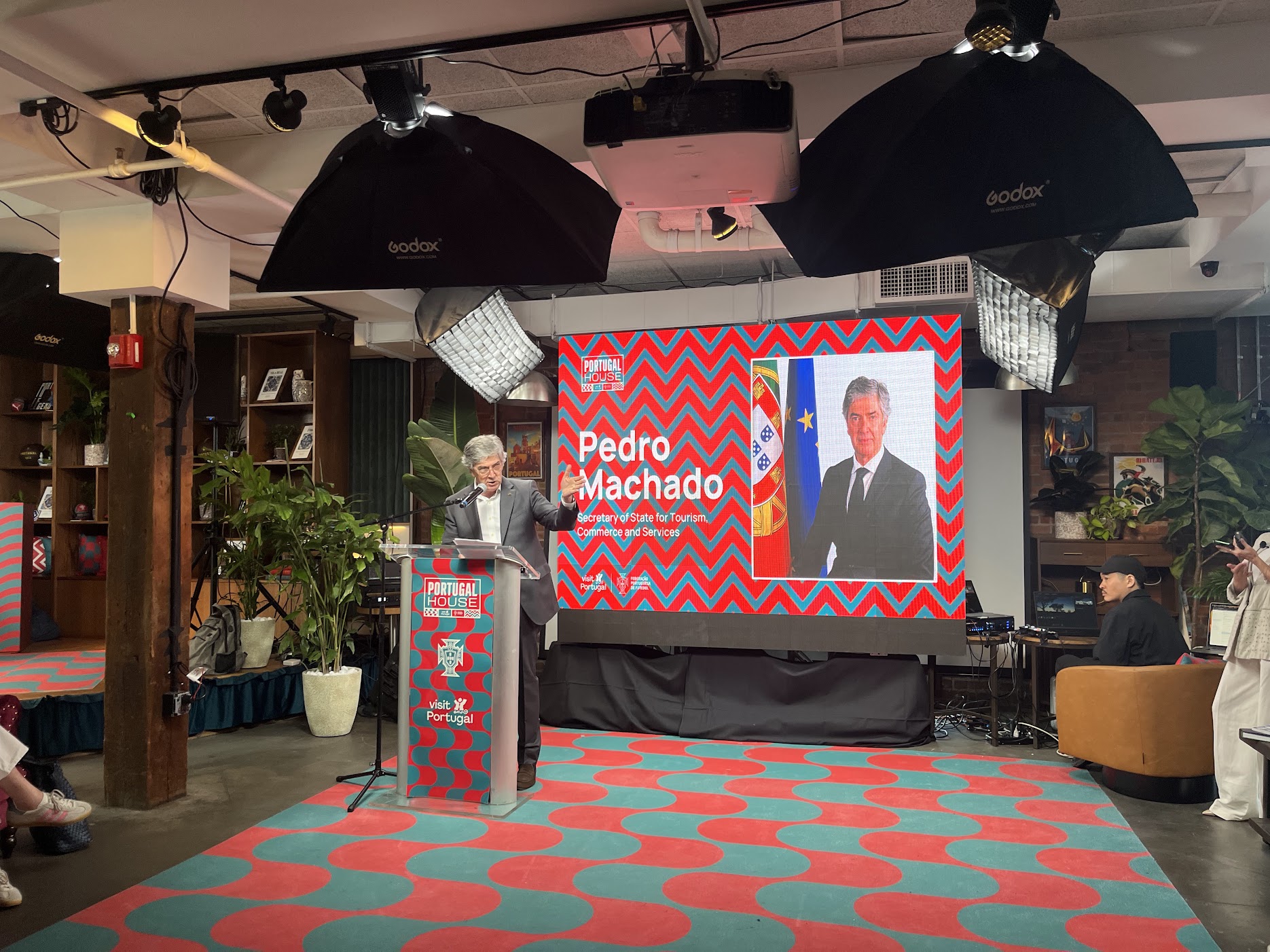Portugal Secretary of State for Tourism, Commerce, and Services Pedro Machado