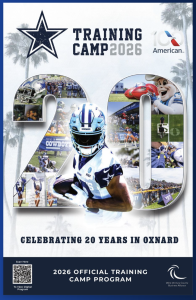 Dallas Cowboys Training Camp Program