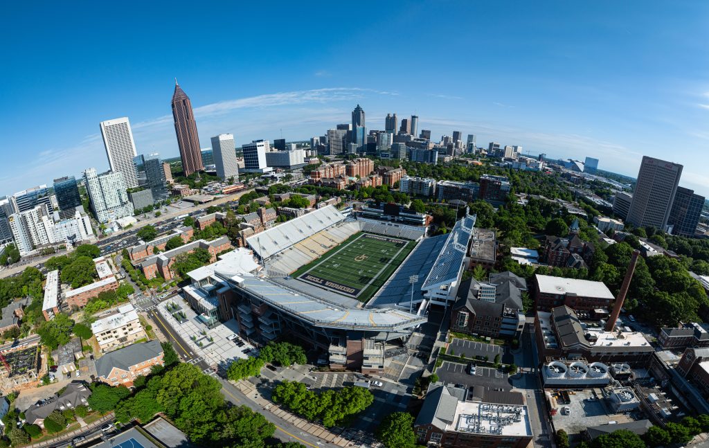 Bobby Dodd Stadium in Atlanta, Georgia