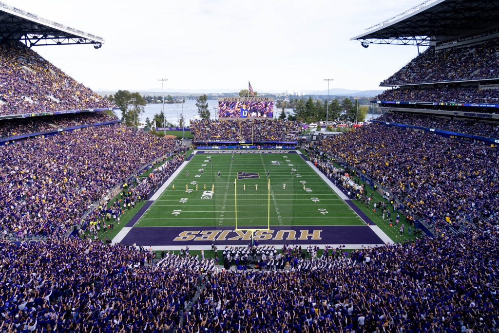 Husky Stadium in Seattle, Washington